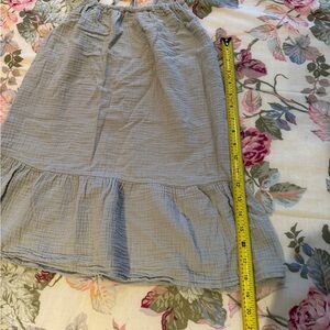 Xhilaration Light Green Ruffle Swim Coverup